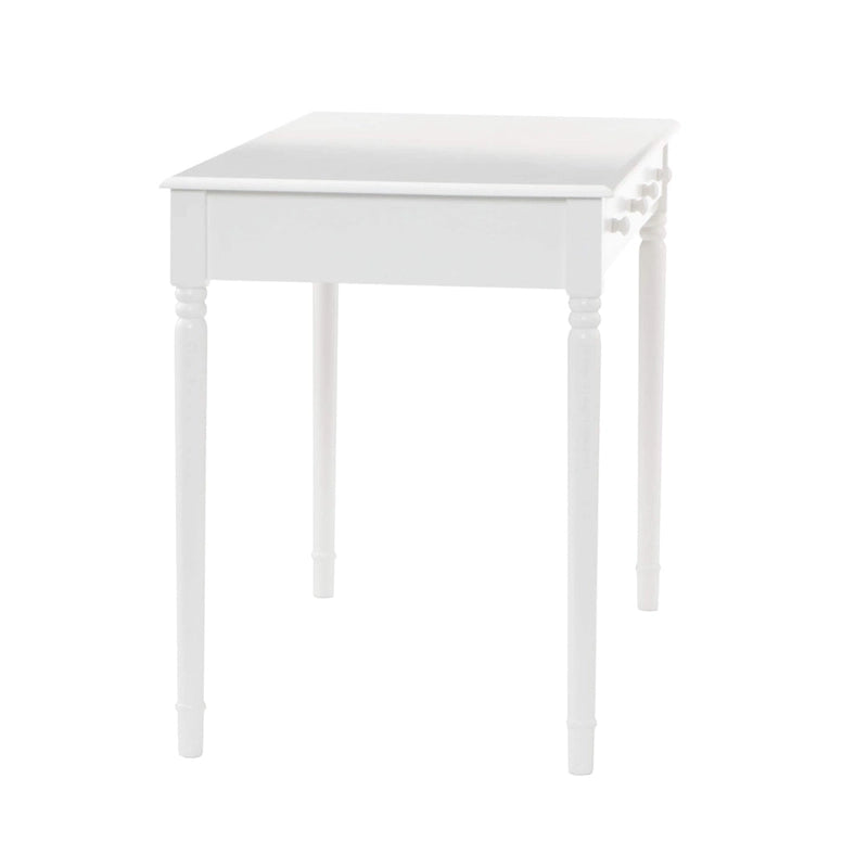 SEI Furniture Waterfront 2-drawer White Writing Desk