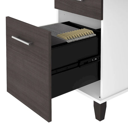 Somerset 72W 3 Position Sit to Stand L Shaped Desk by Bush Furniture