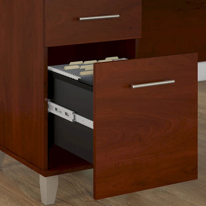 Somerset 72W 3 Position Sit to Stand L Shaped Desk by Bush Furniture