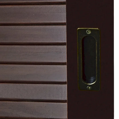 Palace Imports 100% Solid Wood Wall Closet System of Wardrobe Armoires with Mirrored, Louvered or Raised Panel Sliding Doors