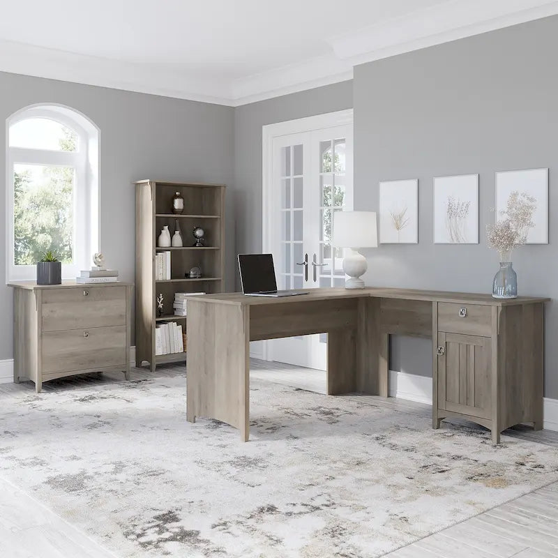 Salinas 3-piece Desk, Cabinet, and Bookcase Set by Bush Furniture