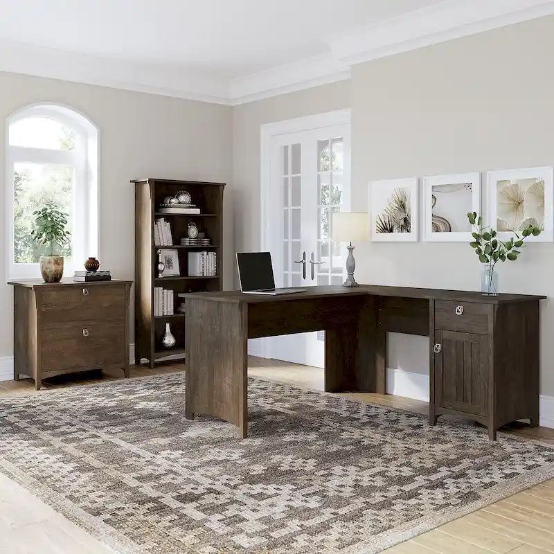 Salinas 3-piece Desk, Cabinet, and Bookcase Set by Bush Furniture