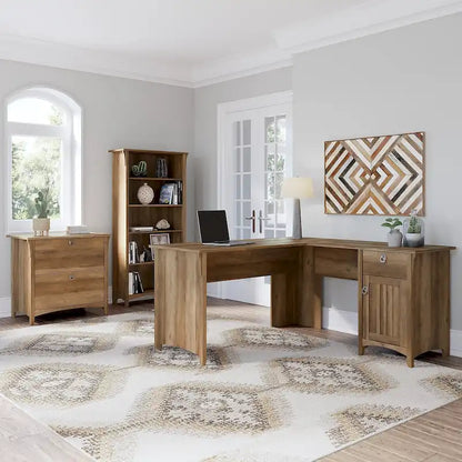 Salinas 3-piece Desk, Cabinet, and Bookcase Set by Bush Furniture
