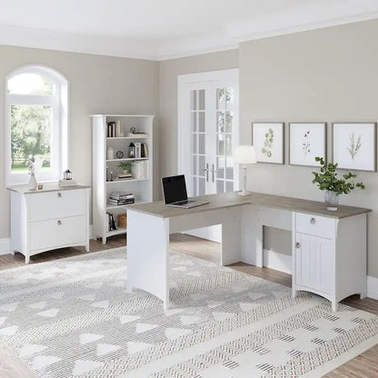 Salinas 3-piece Desk, Cabinet, and Bookcase Set by Bush Furniture