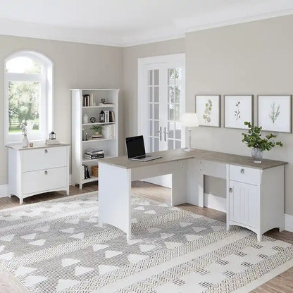 Salinas 3-piece Desk, Cabinet, and Bookcase Set by Bush Furniture