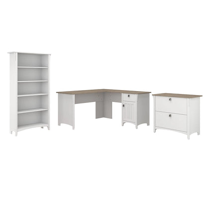 Salinas 3-piece Desk, Cabinet, and Bookcase Set by Bush Furniture