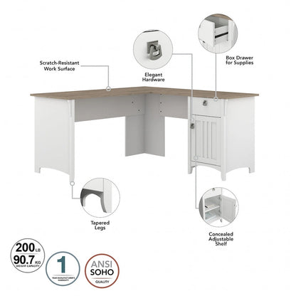 Salinas 3-piece Desk, Cabinet, and Bookcase Set by Bush Furniture