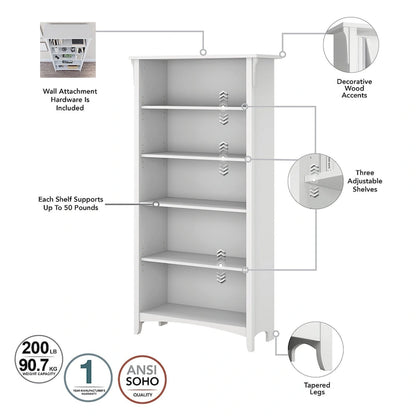 Salinas 3-piece Desk, Cabinet, and Bookcase Set by Bush Furniture
