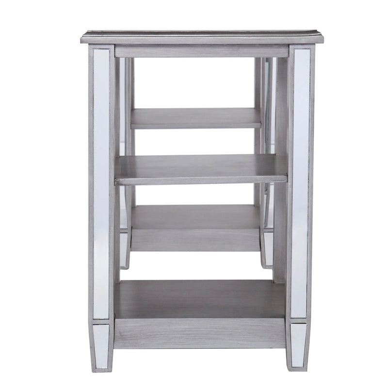 SEI Furniture Vedlin Mirrored Office Computer Desk