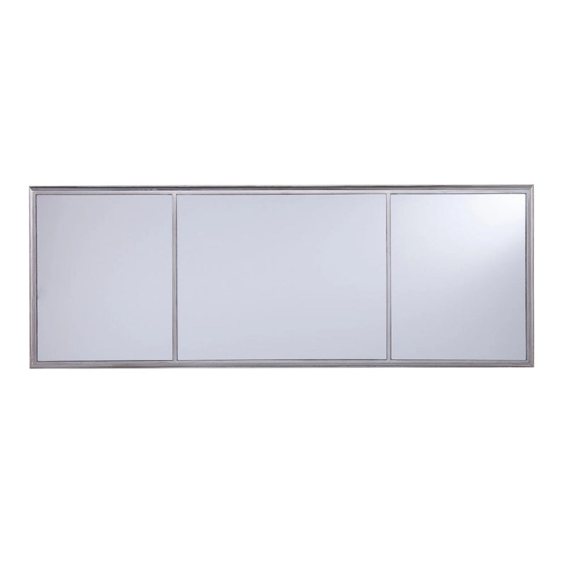 SEI Furniture Vedlin Mirrored Office Computer Desk