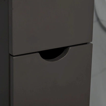 Bathroom Tower Storage Cabinet - 6 W x 13 D x 55.25 H