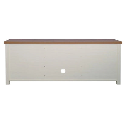 TV Stand for up to 80 TVs with 6 Open Storage Compartments - 65 inches