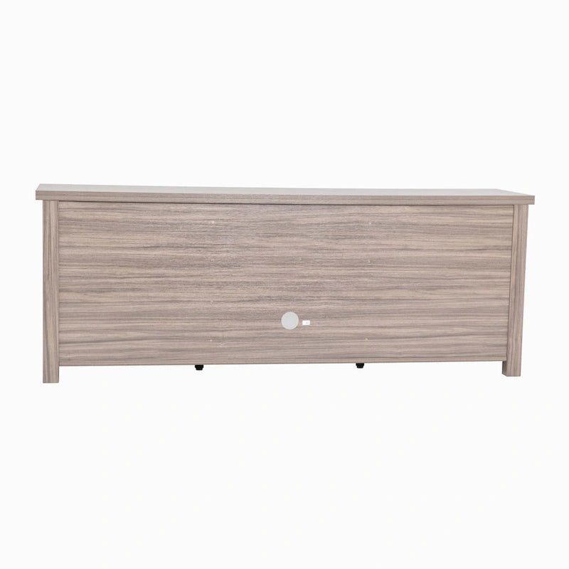 TV Stand for up to 80 TVs with 6 Open Storage Compartments - 65 inches