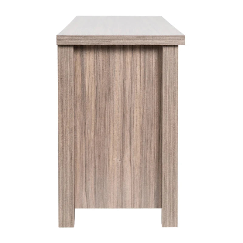 TV Stand for up to 80 TVs with 6 Open Storage Compartments - 65 inches