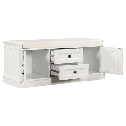 Merax Storage Bench with Removable Cushion