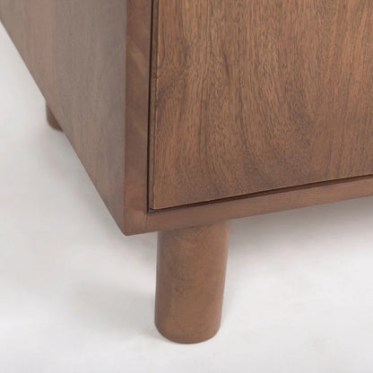 Astrid Medium Brown Solid Wood Armoire Cabinet - 38.8L x 19.8W x 68.5H