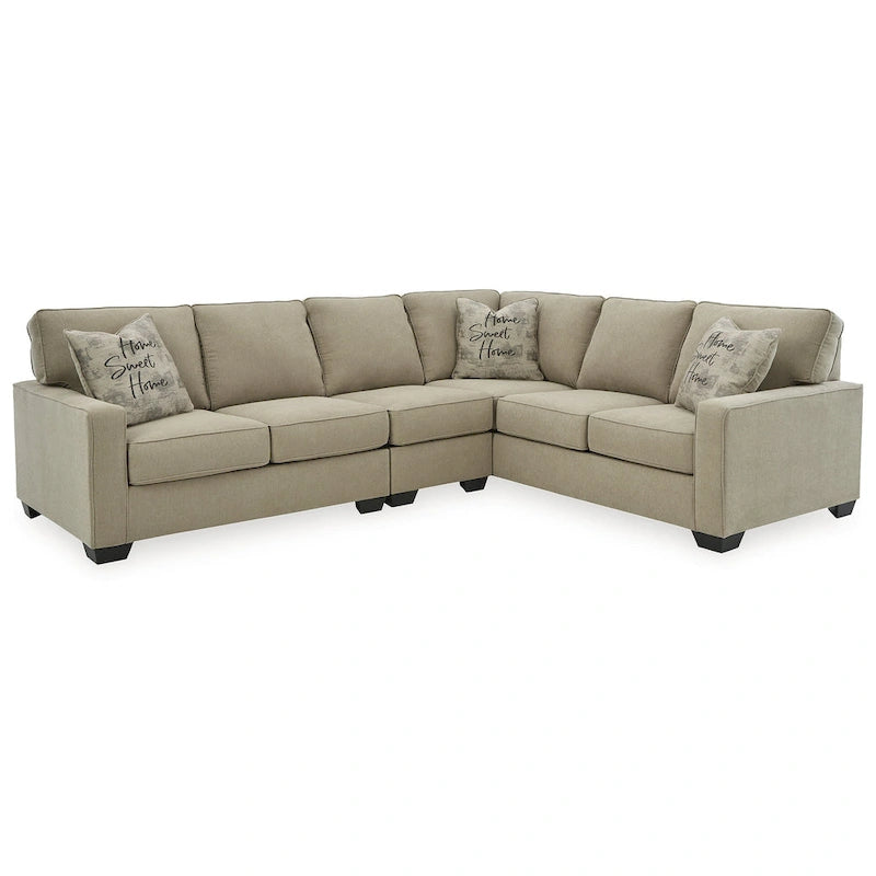 Signature Design by Ashley Lucina 3-Piece Sectional - 119W x 94D x 38H