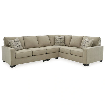 Signature Design by Ashley Lucina 3-Piece Sectional - 119W x 94D x 38H