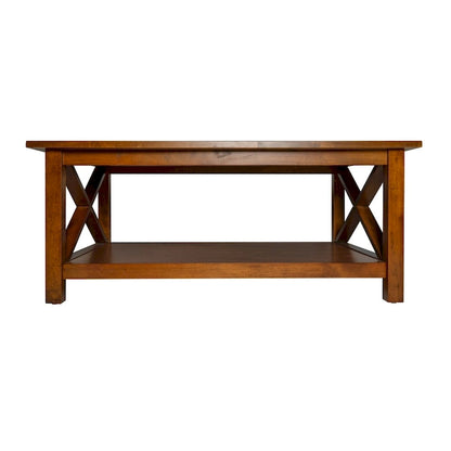 Solid Wood Traditional Farmhouse Coffee Table