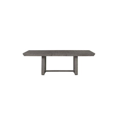 Ferrara Gray Rustic Modern Fabric Dining Room Set
