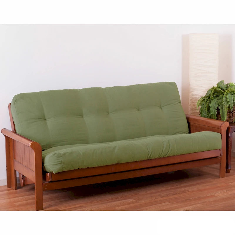 7-inch Thick Twill Futon Mattress (Twin, Full, or Queen)