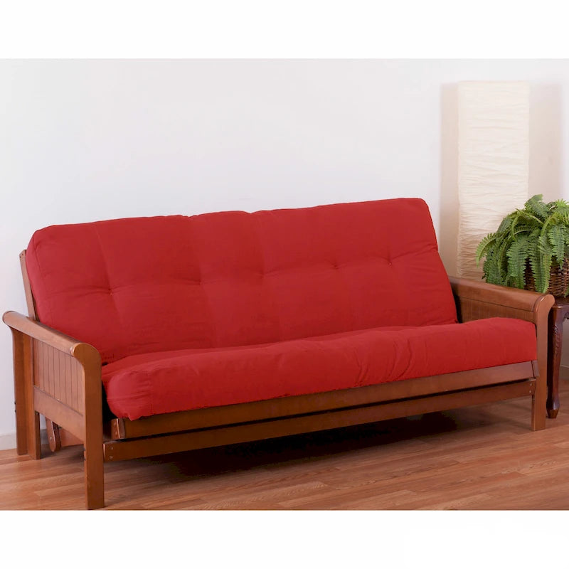 7-inch Thick Twill Futon Mattress (Twin, Full, or Queen)