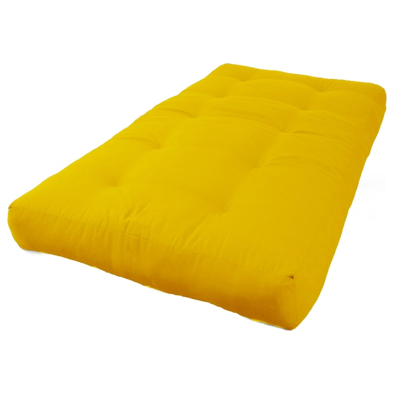 7-inch Thick Twill Futon Mattress (Twin, Full, or Queen)