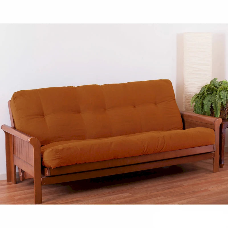 7-inch Thick Twill Futon Mattress (Twin, Full, or Queen)