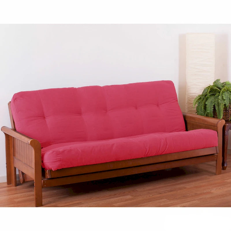 7-inch Thick Twill Futon Mattress (Twin, Full, or Queen)