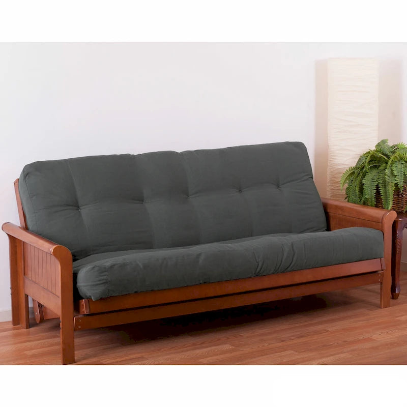 7-inch Thick Twill Futon Mattress (Twin, Full, or Queen)