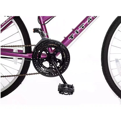 VTT Titan Bikes Wildcat 12 vitesses pour femme, violet
