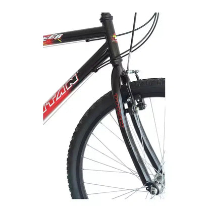 Vélo Tout Terrain Homme Titan Bikes Pioneer 18 Vitesses, Rouge