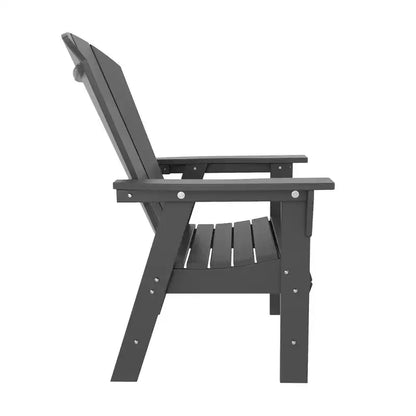 Ensemble table de salle à manger ronde et fauteuils à dossier incurvé WestinTrends 5 pièces pour patio extérieur