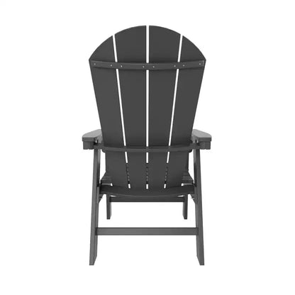 Ensemble table de salle à manger ronde et fauteuils à dossier incurvé WestinTrends 5 pièces pour patio extérieur