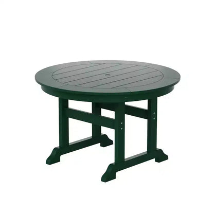 Ensemble de 5 pièces WestinTrends : Table de salle à manger ronde et fauteuils coquille pour extérieur