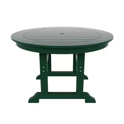 Ensemble de 5 pièces WestinTrends : Table de salle à manger ronde et fauteuils coquille pour extérieur