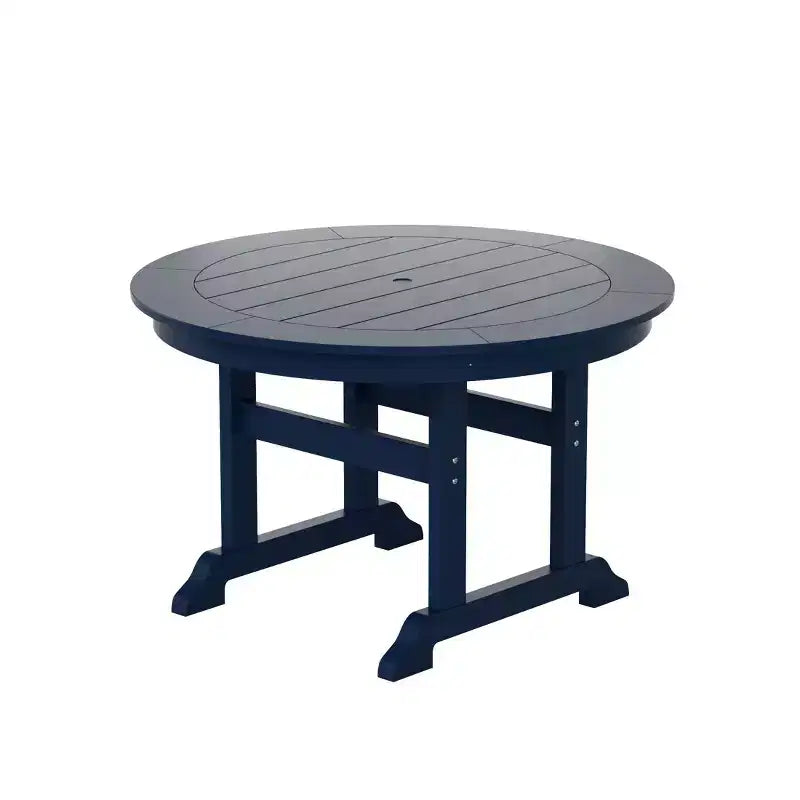 Ensemble de 5 pièces WestinTrends : Table de salle à manger ronde et fauteuils coquille pour extérieur