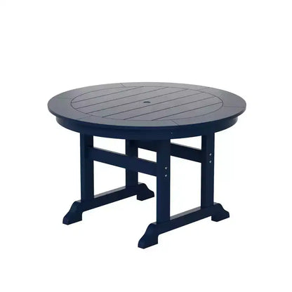Ensemble de 5 pièces WestinTrends : Table de salle à manger ronde et fauteuils coquille pour extérieur