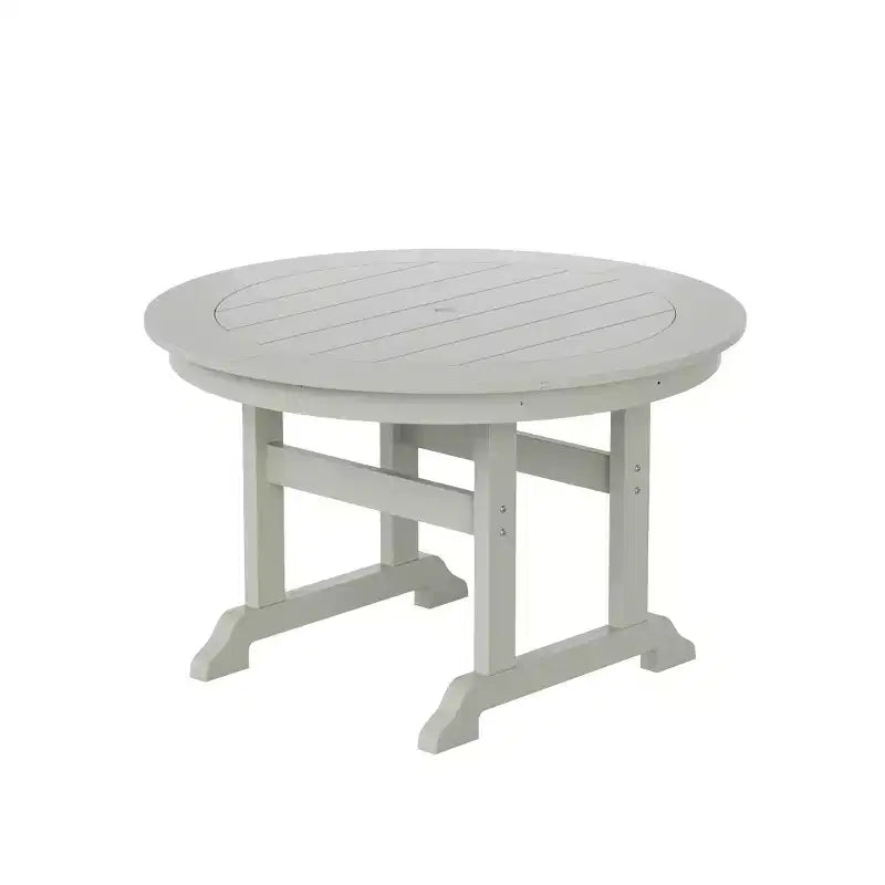 Ensemble de 5 pièces WestinTrends : Table de salle à manger ronde et fauteuils coquille pour extérieur