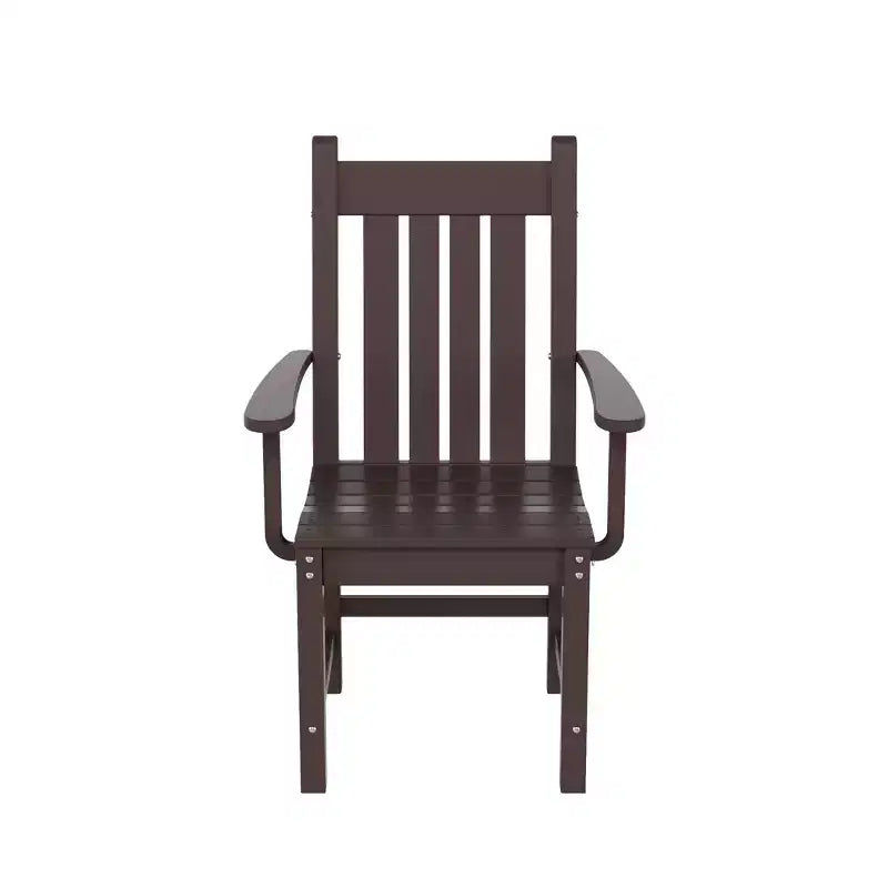 WestinTrends 6 Piece Outdoor Patio Dining Set Outdoor Table and Bench Armchair Set