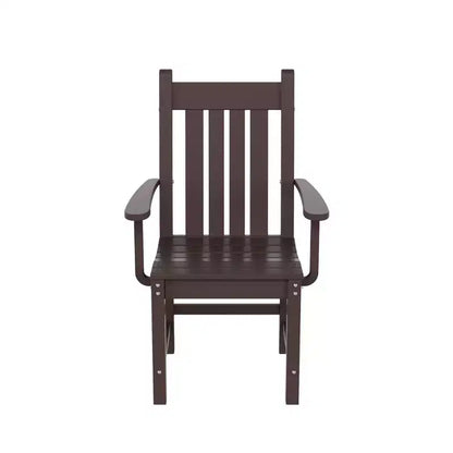 WestinTrends 6 Piece Outdoor Patio Dining Set Outdoor Table and Bench Armchair Set