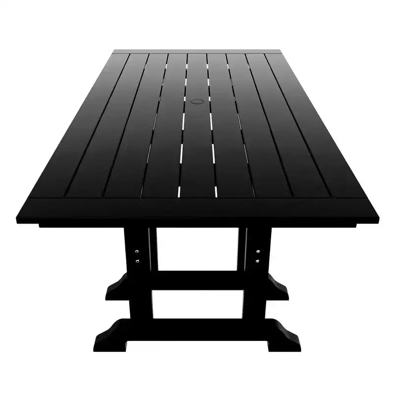 WestinTrends 6 Piece Outdoor Patio Dining Set Outdoor Table and Bench Armchair Set