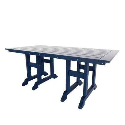WestinTrends 6 Piece Outdoor Patio Dining Set Outdoor Table and Bench Armchair Set