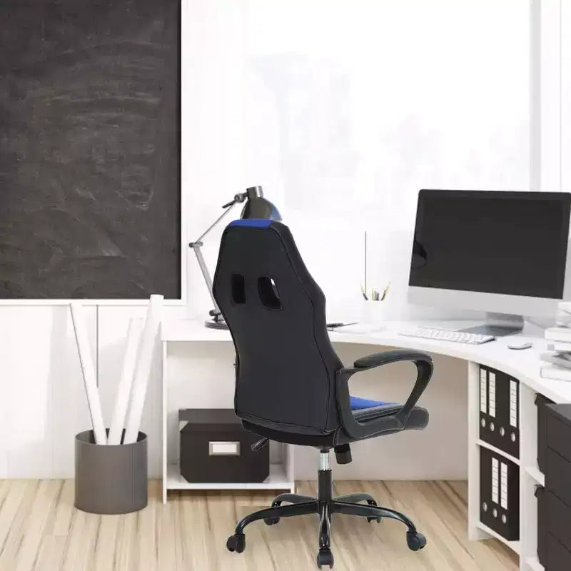 FDW Office Chair PC Gaming Chair Cheap Desk Chair PU Leather Executive Computer Chair Lumbar Support for Women, Men