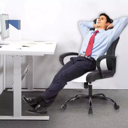 FDW Office Chair PC Gaming Chair Cheap Desk Chair PU Leather Executive Computer Chair Lumbar Support for Women, Men