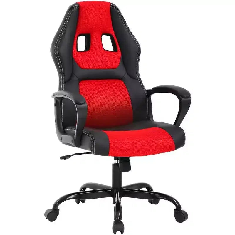 FDW Office Chair PC Gaming Chair Cheap Desk Chair PU Leather Executive Computer Chair Lumbar Support for Women, Men