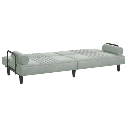 vidaXL Sofa Bed with Armrests Couch Recliner Loveseat Folding Daybed Velvet - 80.7 x 35 x 27.6