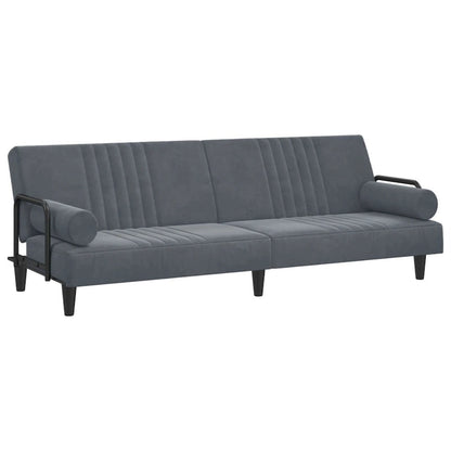 vidaXL Sofa Bed with Armrests Couch Recliner Loveseat Folding Daybed Velvet - 80.7 x 35 x 27.6