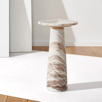 SAFAVIEH Couture Jose Round Marble Accent Table - 10Wx10Dx18H