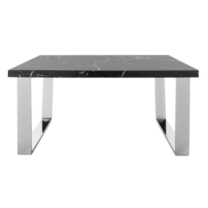 SAFAVIEH Bea Black/ Brass Square Coffee Table - 31.5 x 31.5 x 15.8 - 32Wx32Dx16H